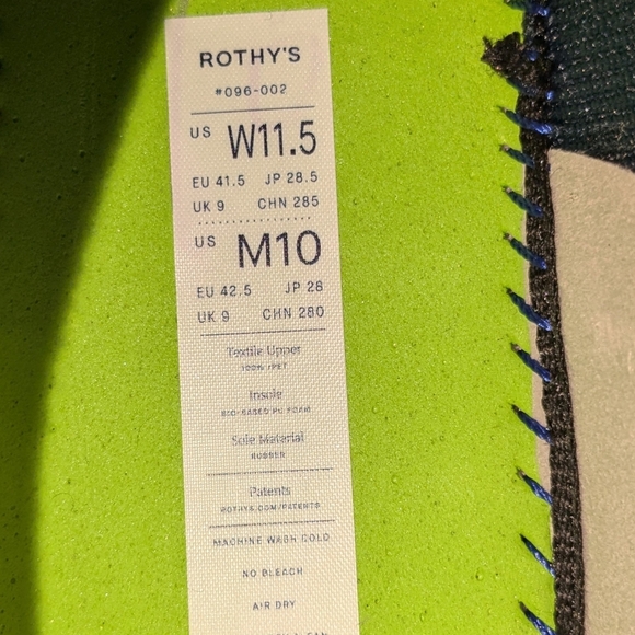 Rothy's RS02 Sneaker In Navy - Picture 9 of 10